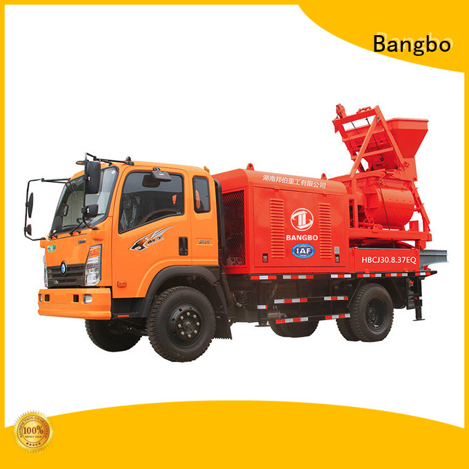 Great concrete mixer pump truck factory for railway project