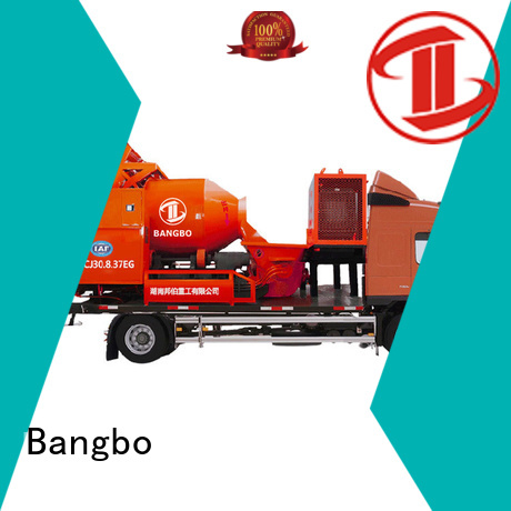 Bangbo concrete mixer truck manufacturer for highway project