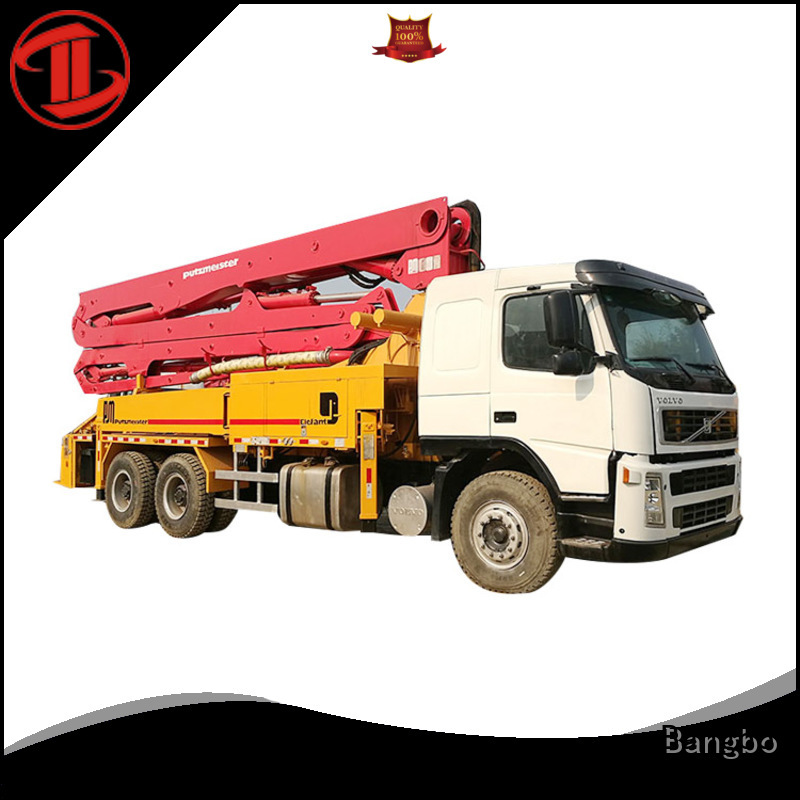 Bangbo Professional concrete pump truck company for construction project