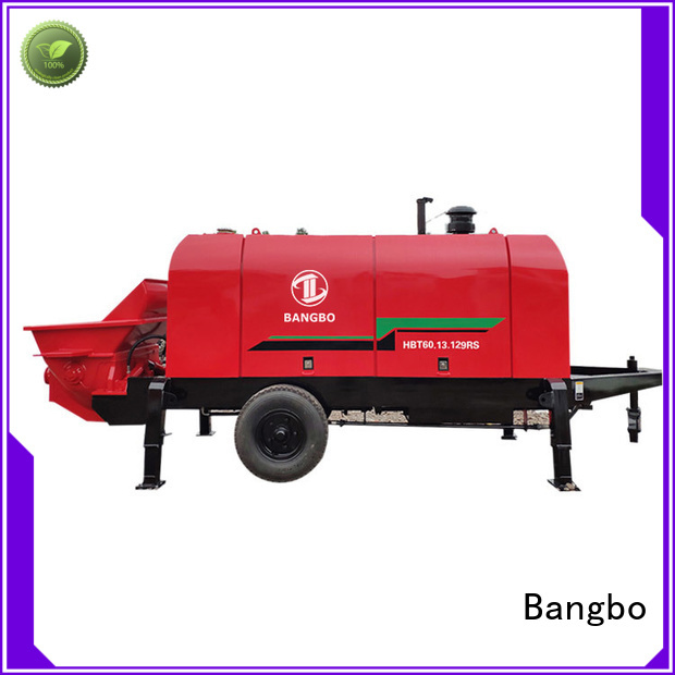 Bangbo Great stationary concrete pump company for construction project