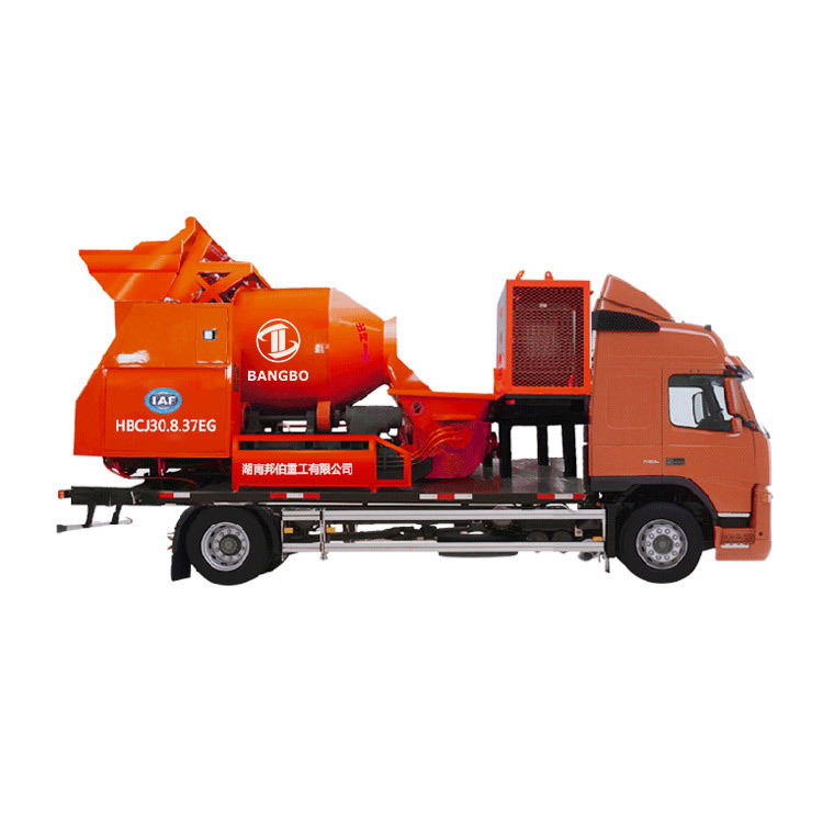 Mixer City Pump Truck  HBCJ30.8.37EG Small Concrete Mixer Truck