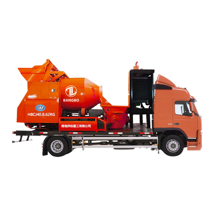 Bangbo Durable cement pump truck manufacturer for railway project-1