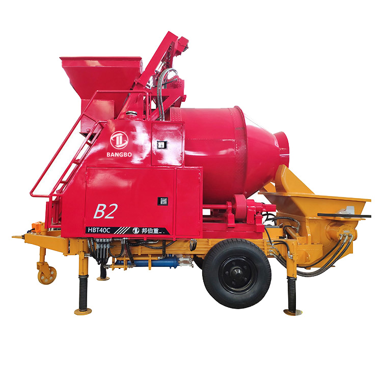Bangbo cement mixer with pump supplier for construction projects-2