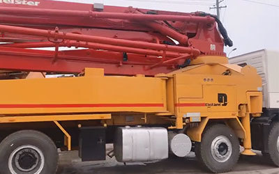 Putzmeister 42m concrete pump truck with volvo chassis