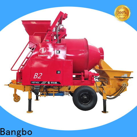 High performance concrete mixer machine with pump company for engineering construction
