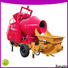 Bangbo Professional mobile concrete mixer with pump factory for engineering construction