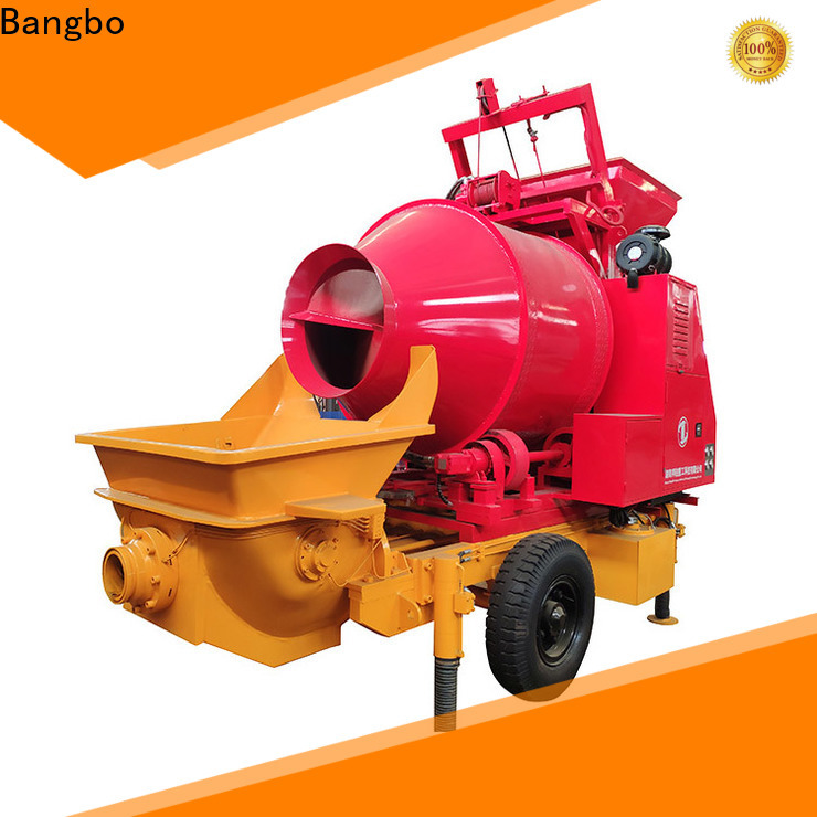 Great mobile concrete mixer with pump company for construction projects