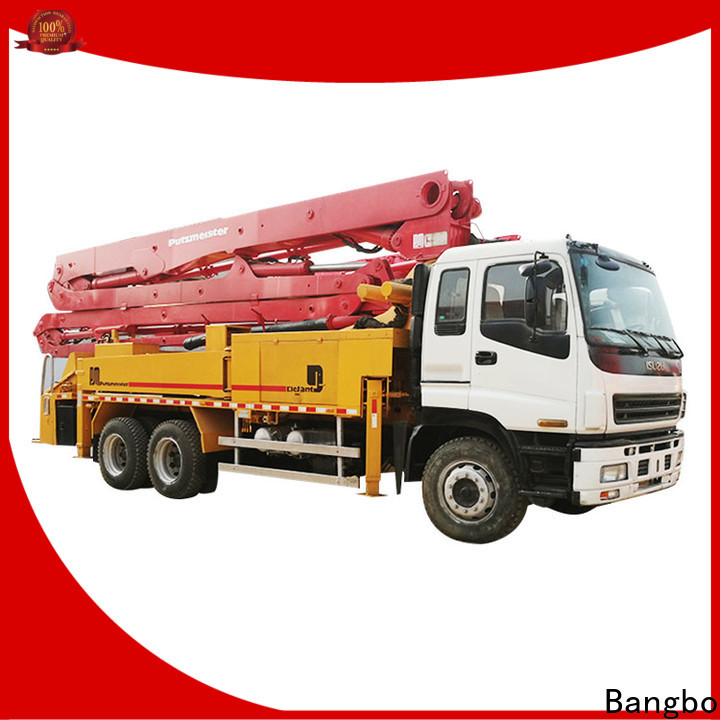 Bangbo Professional concrete pumper supplier for construction projects