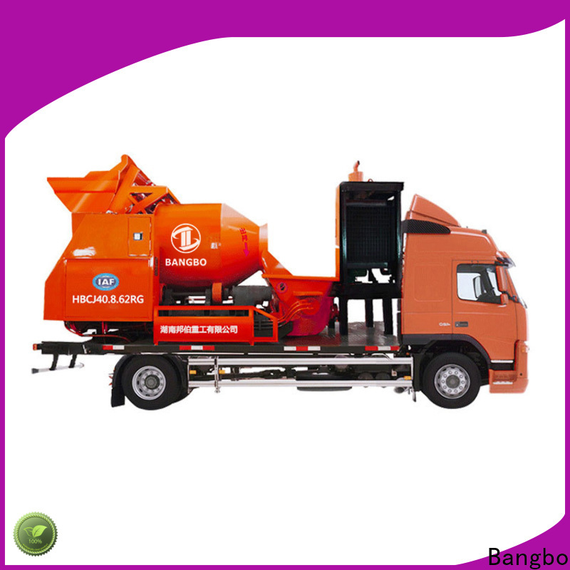 Bangbo Professional concrete pump truck for sale manufacturer for highway project