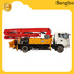 High performance concrete pump truck manufacturers supplier for construction industry