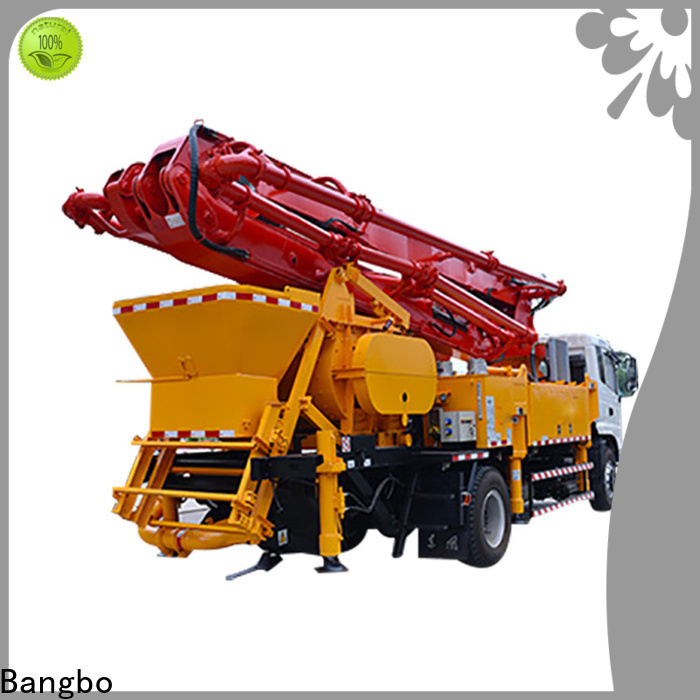 Bangbo concrete line pump company for construction project