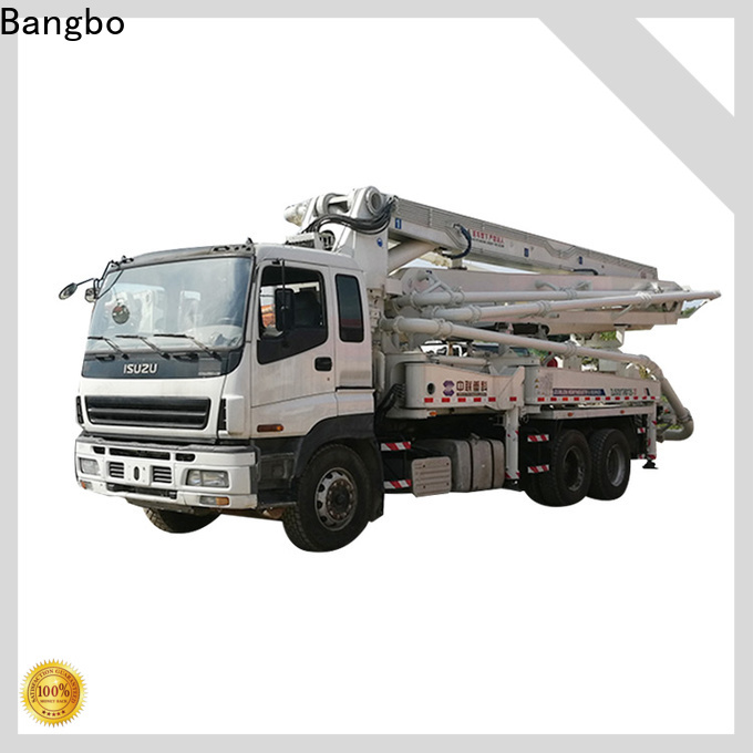 Bangbo cement pump truck supplier for engineering construction