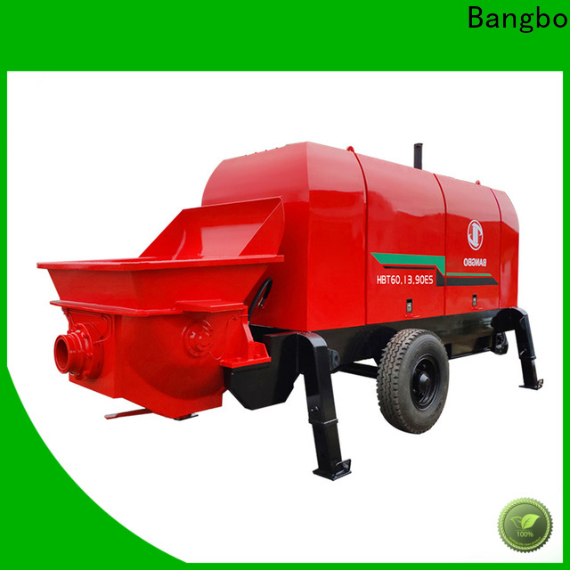 Bangbo Professional concrete pump types manufacturer for engineering construction