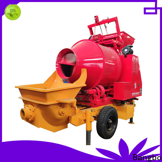 Bangbo concrete mixer with pump for sale factory for construction industry