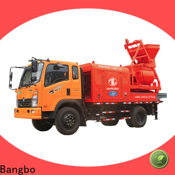 Bangbo Durable concrete mixer pump truck supplier for engineering construction