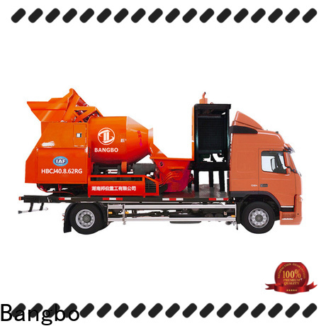 Great cement pump truck supplier for highway project