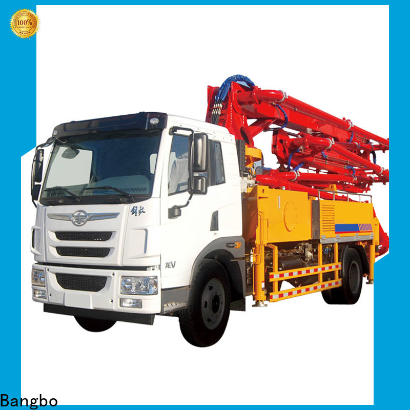 Bangbo small concrete pump truck supplier for engineering construction