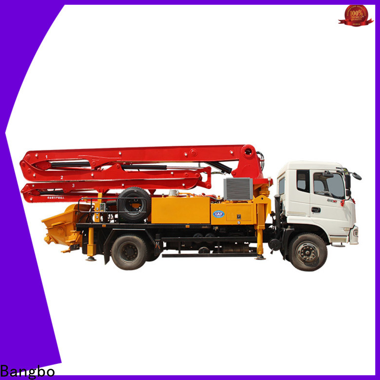 Bangbo Great concrete pump truck sizes supplier for construction projects