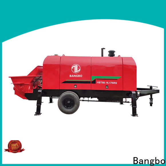 Bangbo concrete stationary pump company for construction project