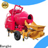 High performance concrete mixer and pumping machine company for construction industry