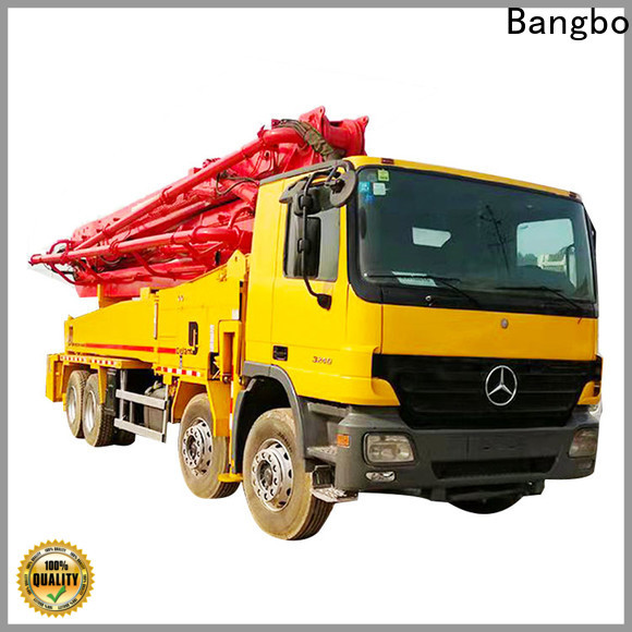 Bangbo used concrete pump truck manufacturer for engineering construction