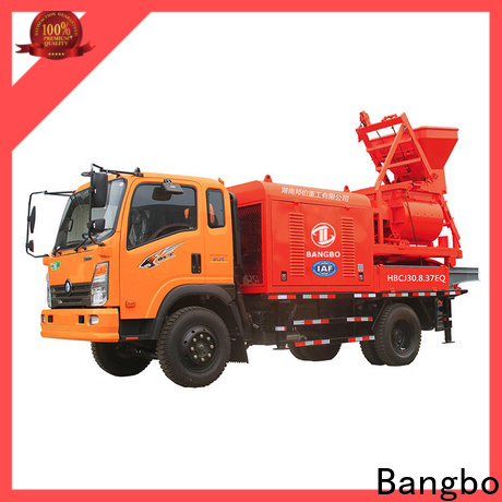 Bangbo Durable concrete mixer pump truck factory for engineering construction