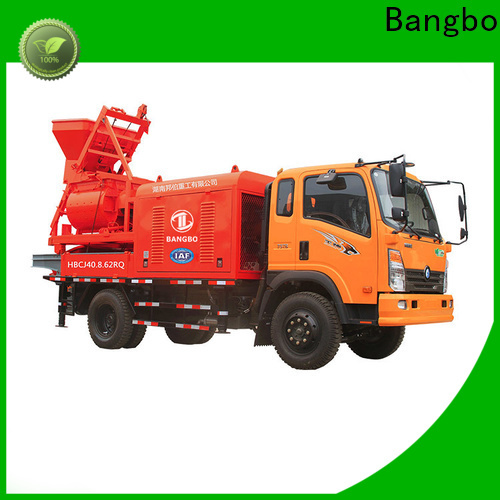 Bangbo High performance concrete mixer truck manufacturers supplier for highway project