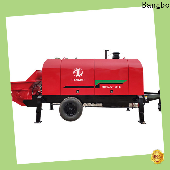 Great concrete stationary pump manufacturer for construction project