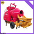 High performance concrete mixer machine with pump company for construction industry
