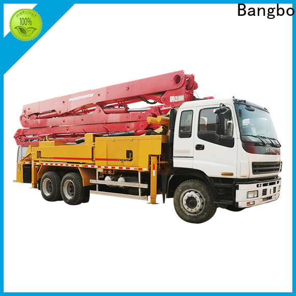 Bangbo High performance concrete boom pumps for sale manufacturer for construction projects