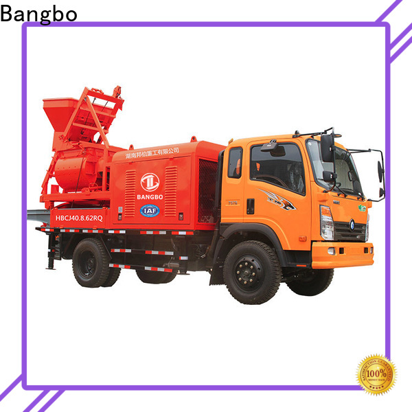 Bangbo mixer pump truck company for construction projects