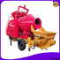 Bangbo concrete mixer with pump for sale company for engineering construction