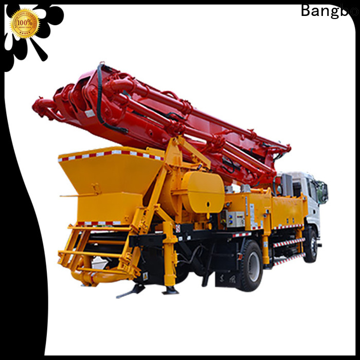 Bangbo concrete line pump supplier for engineering construction