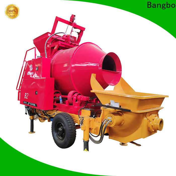 High performance concrete mixer and pumping machine manufacturer for construction projects