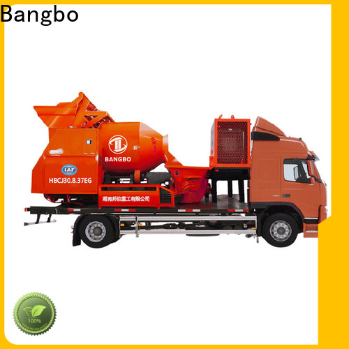 Durable mixer pump truck manufacturer for highway project