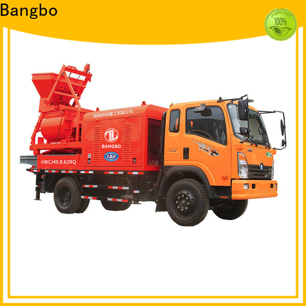 Bangbo Professional concrete pump truck for sale supplier for tunnel project