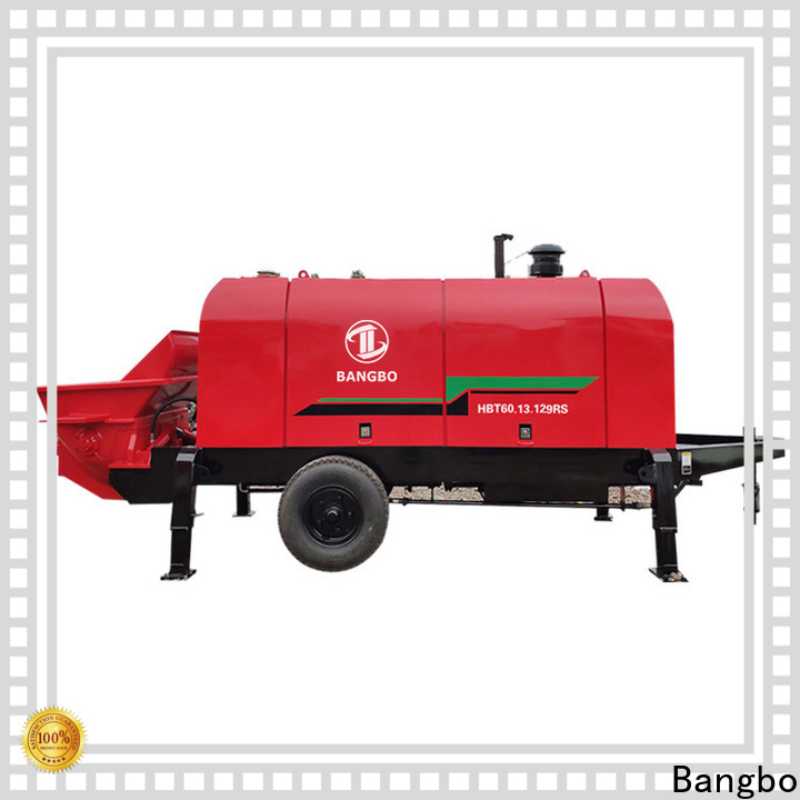 Bangbo High performance concrete stationary pump manufacturer for engineering construction