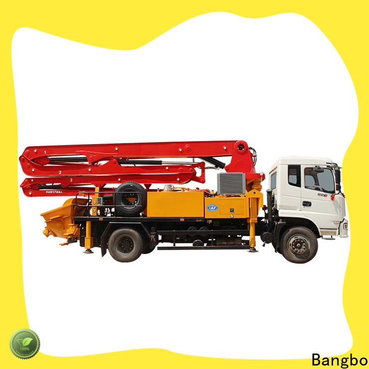 Bangbo concrete boom pumps for sale supplier for construction projects