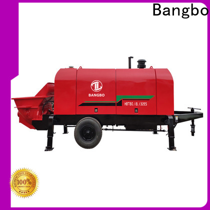 Bangbo concrete pump types factory for engineering construction