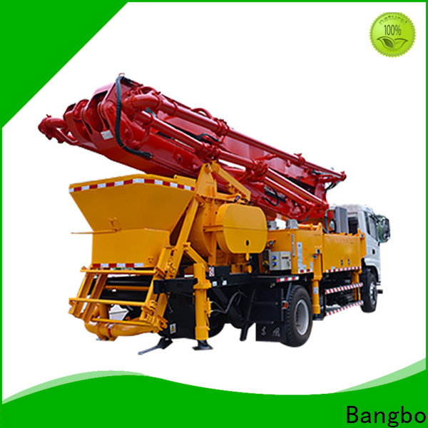 High performance concrete pump with mixer company for construction industry