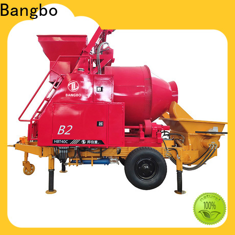 High performance concrete mixer with pump for sale manufacturer for construction projects