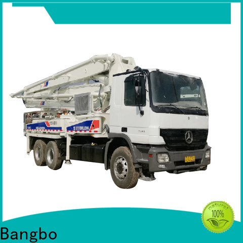 Bangbo Professional used concrete pump truck company for construction project