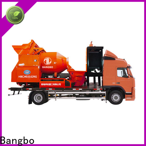 Bangbo cement pump truck company for construction projects