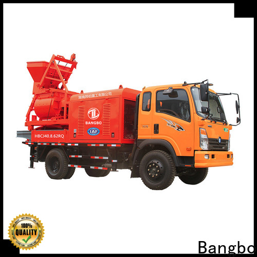 Bangbo mixer trucks for sale company for highway project