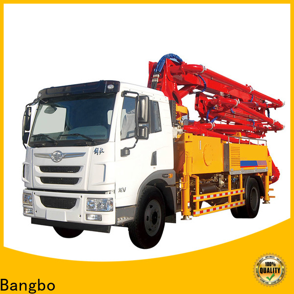 Bangbo truck mounted concrete pump supplier for construction projects