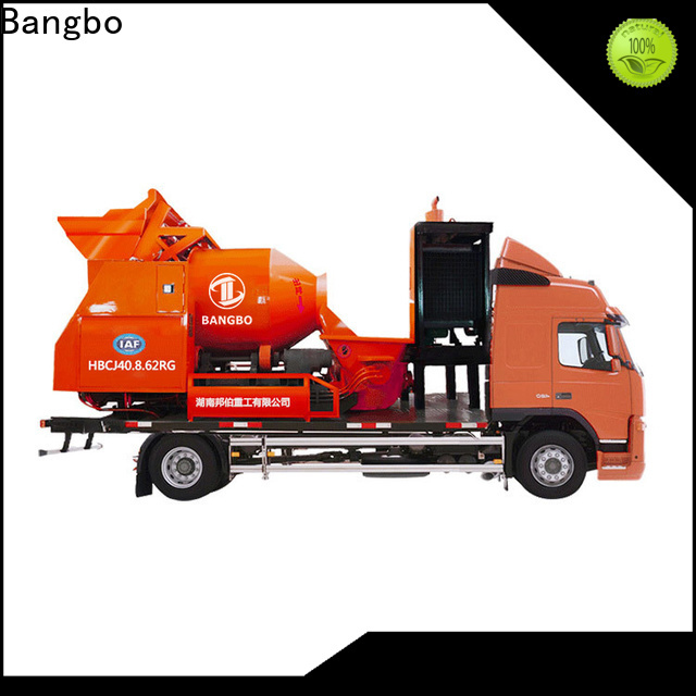 Bangbo concrete mixer truck specifications company for highway project