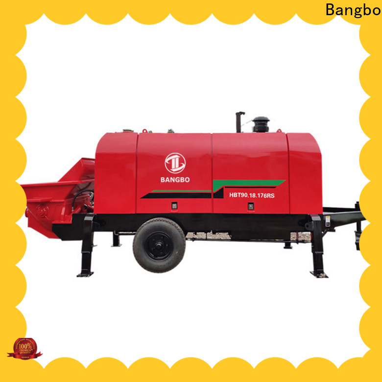 Bangbo High performance small concrete pump manufacturer for engineering construction
