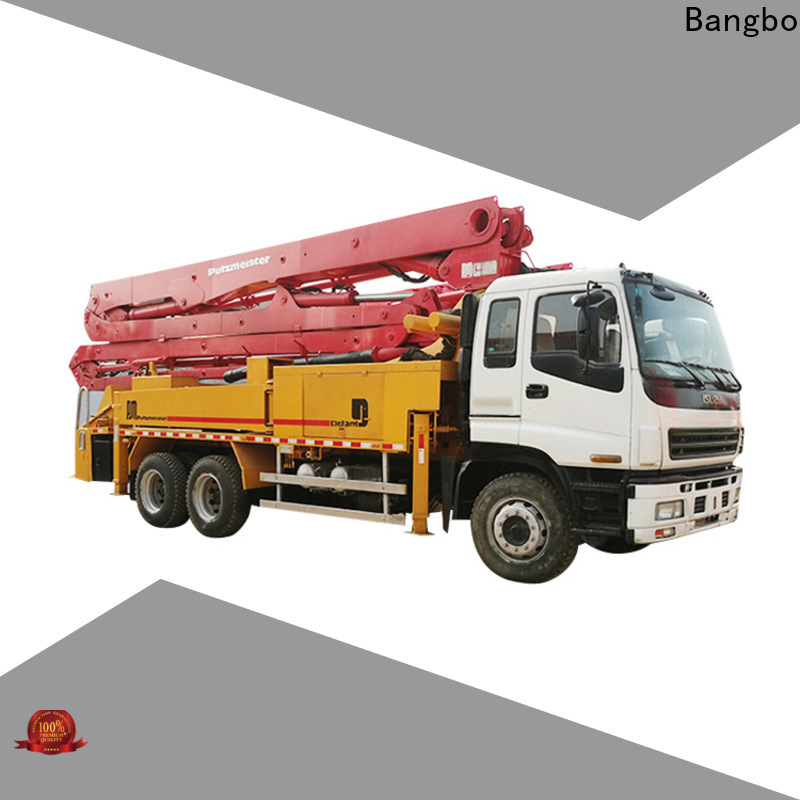 Great cement pump truck supplier for construction industry