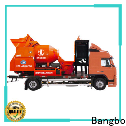 Bangbo Durable cement pump truck manufacturer for railway project