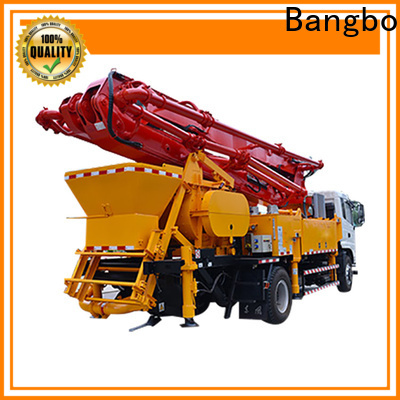 Bangbo concrete pump truck factory for engineering construction